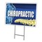 Signmission Chiropractic Yard Sign & Stake outdoor plastic coroplast window, C-1824 Chiropractic C-1824 Chiropractic - alternate 1